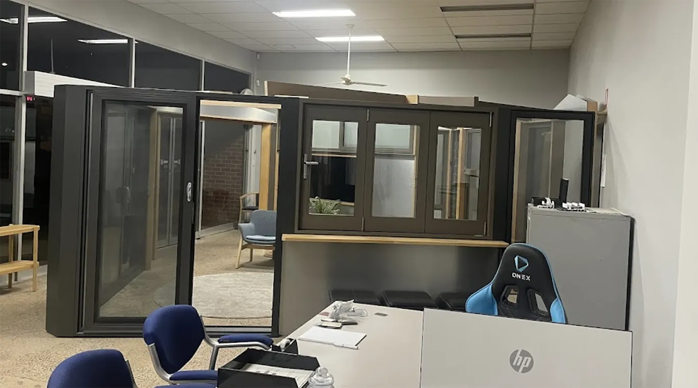 Canberra AllGlass-inside Showroom